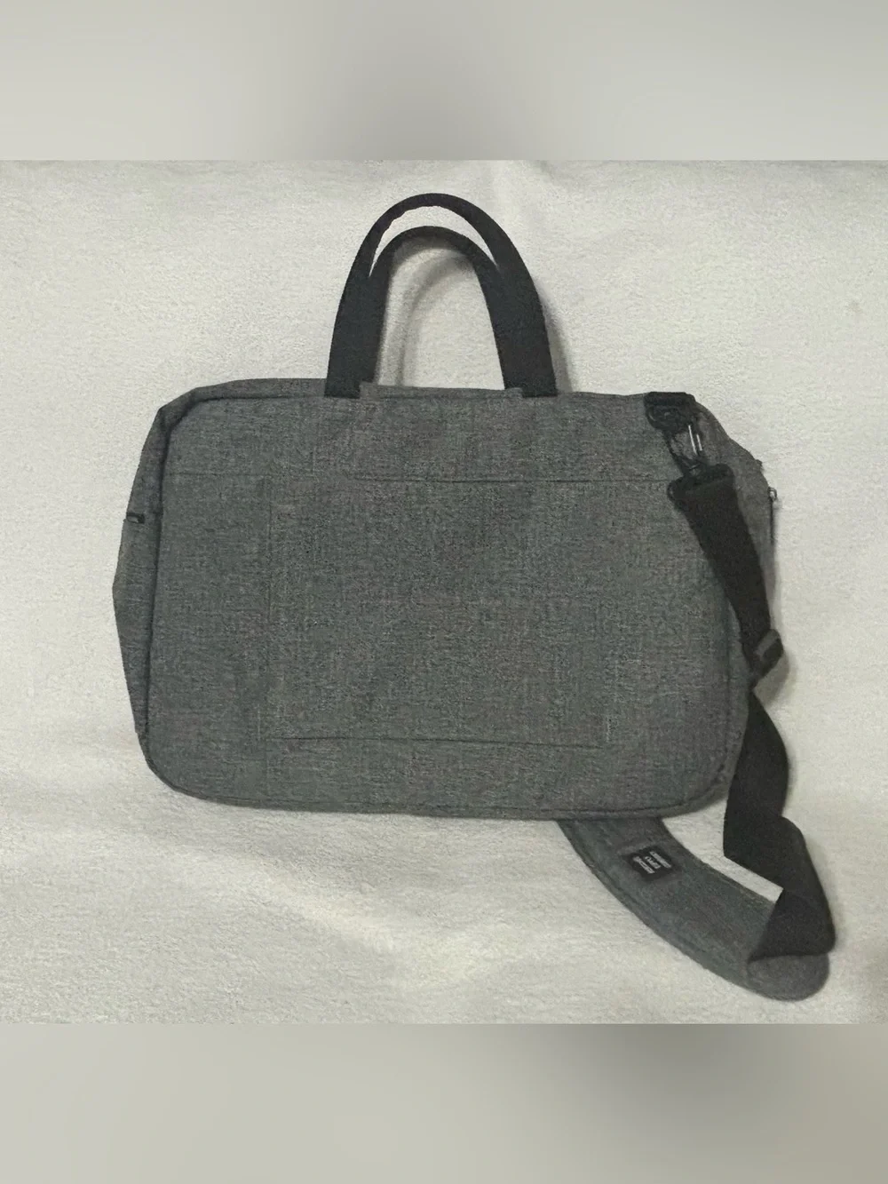 Herschel Supply Company Gray Laptop Messenger with Black Strap